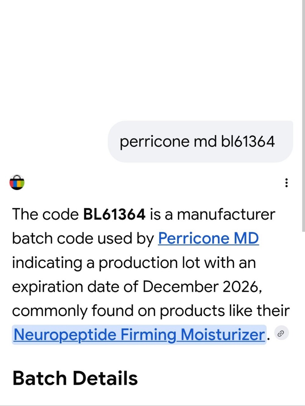 NIB Perricone MD Neuropeptide Firming Moisturizer Exp 12/26 - Picture 4 of 4